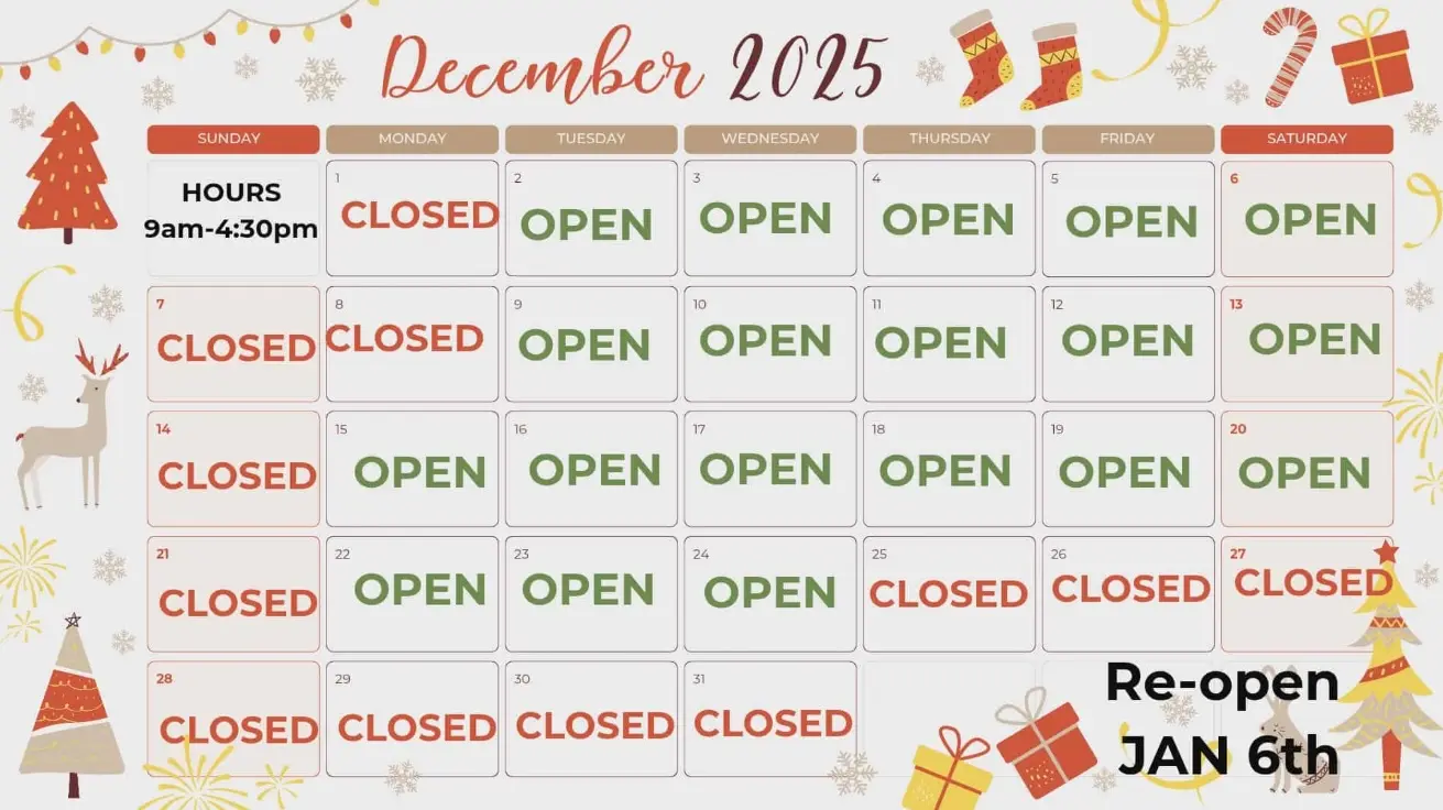 Holiday Hours